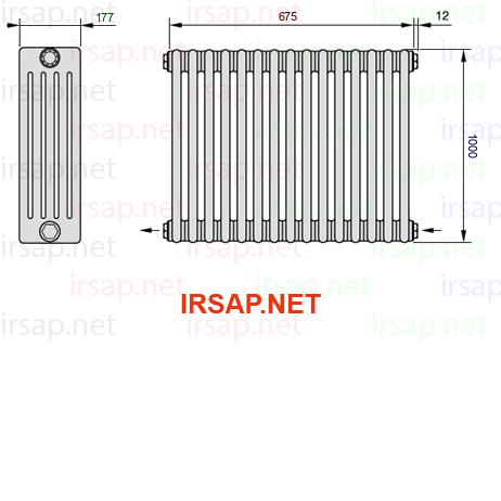 Радиатор IRSAP Tesi 51000/15 T08 CL 01